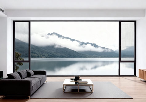 JJ90 Series Integrated screen window