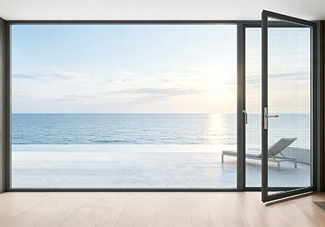 JJ120 Series Integrated screen door